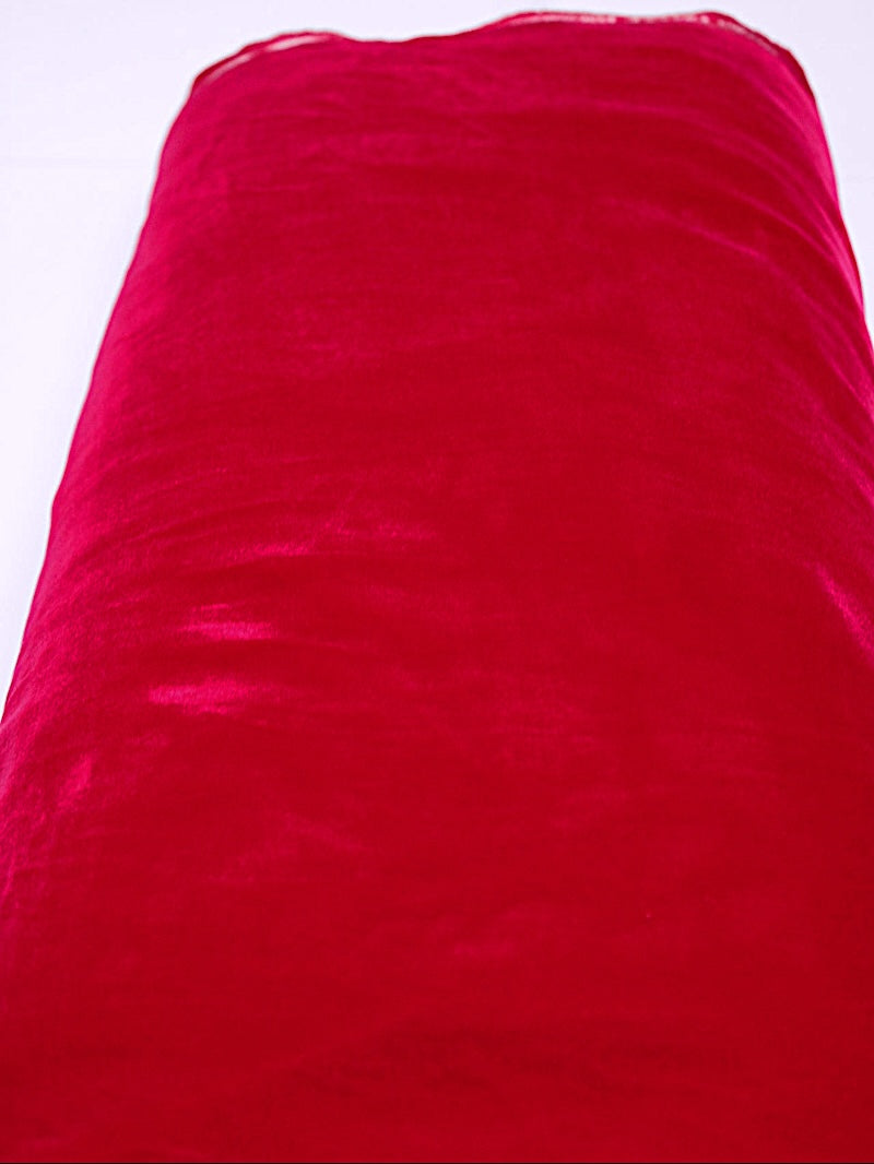 RØD MICRO VELOUR STOF