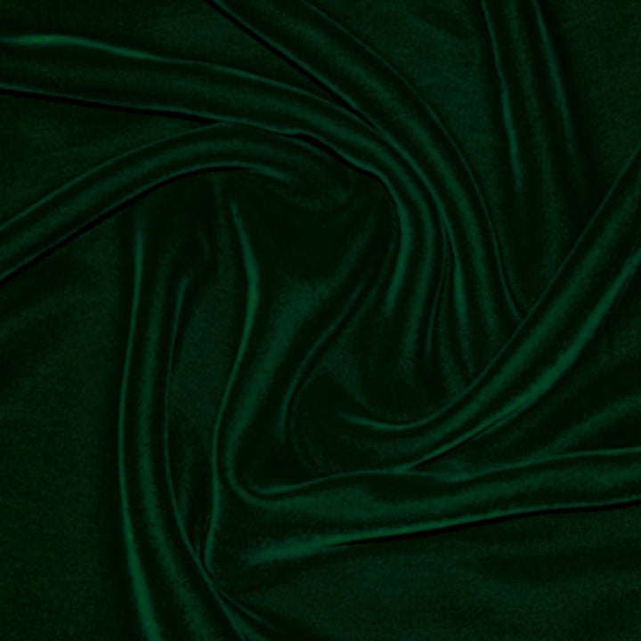 MØRKEGRØNT MICRO VELOUR STOF