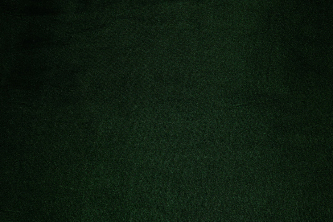 MØRKEGRØNT MICRO VELOUR STOF
