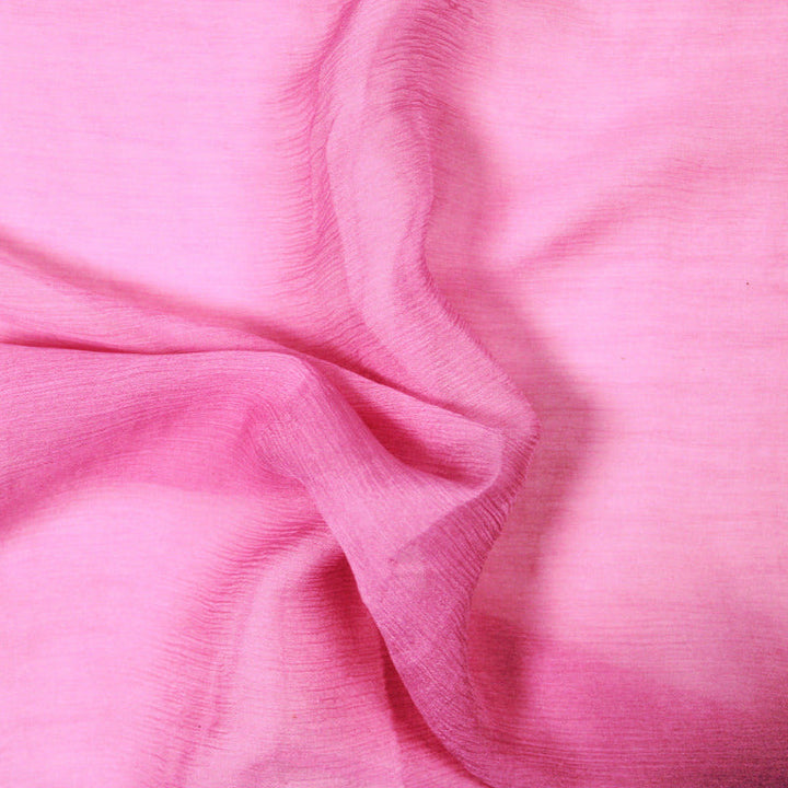 LJUSROSA SIDENCHIFFONG – LÄTT, SKIRT CHIFFONGTYG