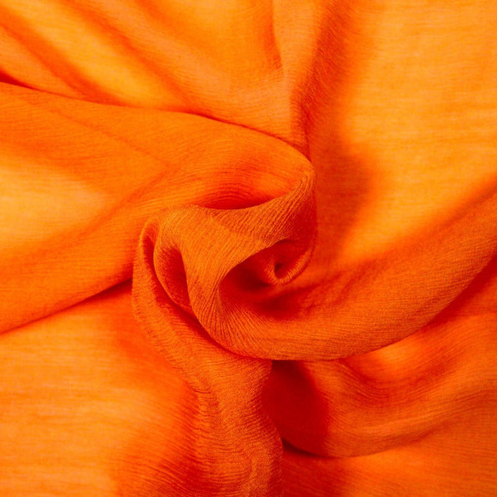 ORANGE SIDENCHIFFONG – LÄTT, SKIRT CHIFFONGTYG
