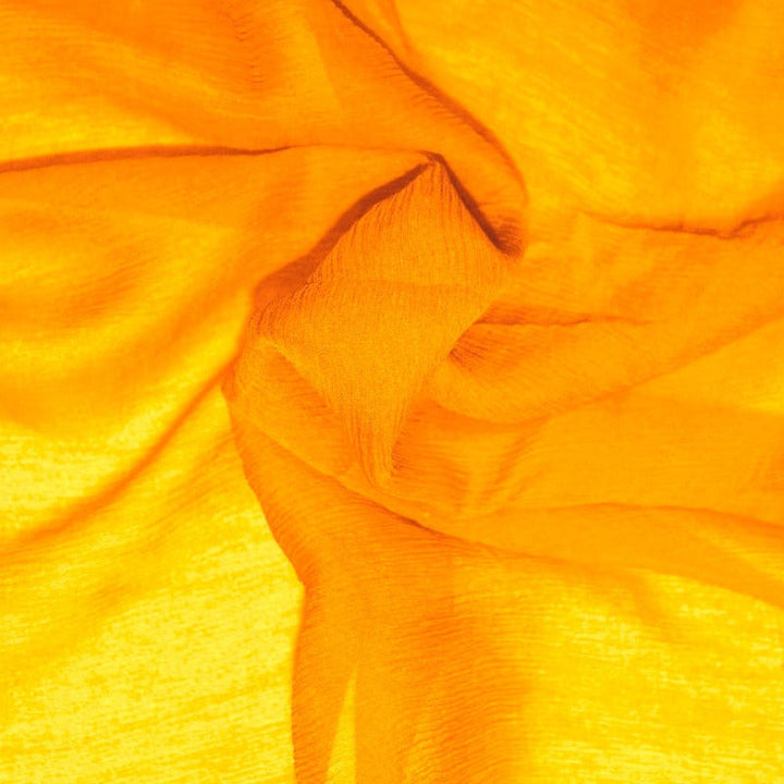 SOLGUL SIDENCHIFFONG – LÄTT, SKIRT CHIFFONGTYG