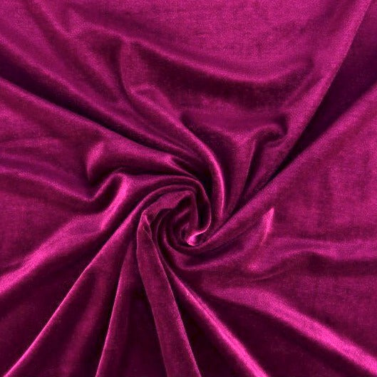 LILA VELOUR MED STRETCH – MJUK STICKAD KVALITET