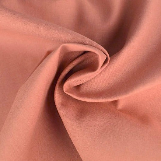 VINTAGE ROSA BOMULLSPOPLIN – TÄTT VÄVT BOMULLSTYG