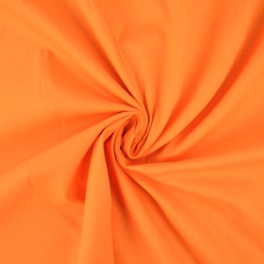 ORANGE BOMULDSPOPLIN