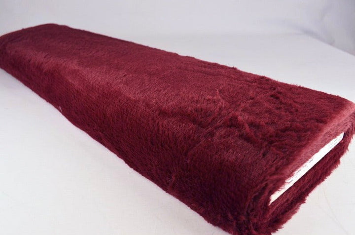 BORDEAUX MJUK PLYSCH – 10 MM LUGG & TVÄRSGÅENDE STRETCH