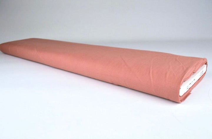 VINTAGE ROSA BOMULLSPOPLIN – TÄTT VÄVT BOMULLSTYG