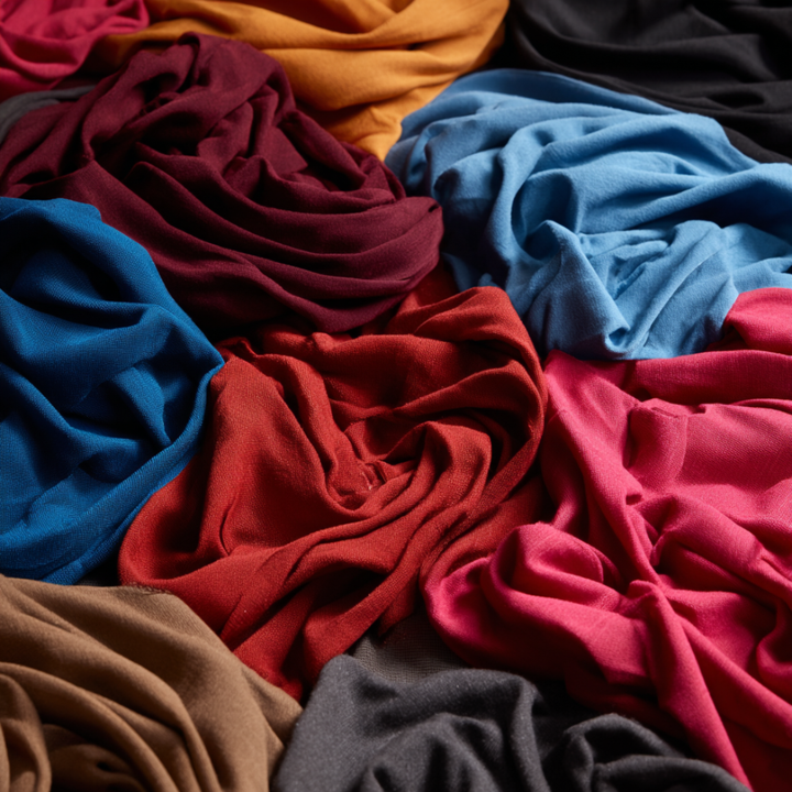 Mörk vintage rosa bomullsjersey – naturlig, andningsbar & stretchig (bild 7 av 7)