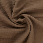 BRUN DOUBLE GAUZE MUSSLIN