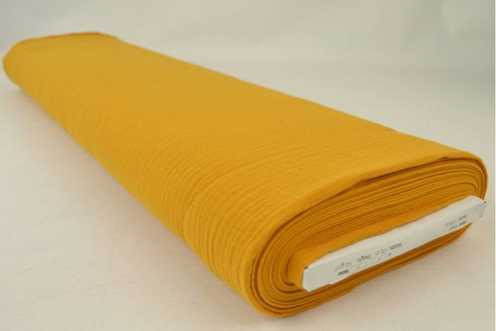 SENAPSGUL DOUBLE GAUZE MUSSLIN – MJUK & ANDNINGSBAR