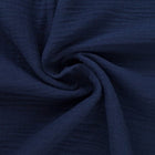 NAVY DOUBLE GAUZE MUSSLIN