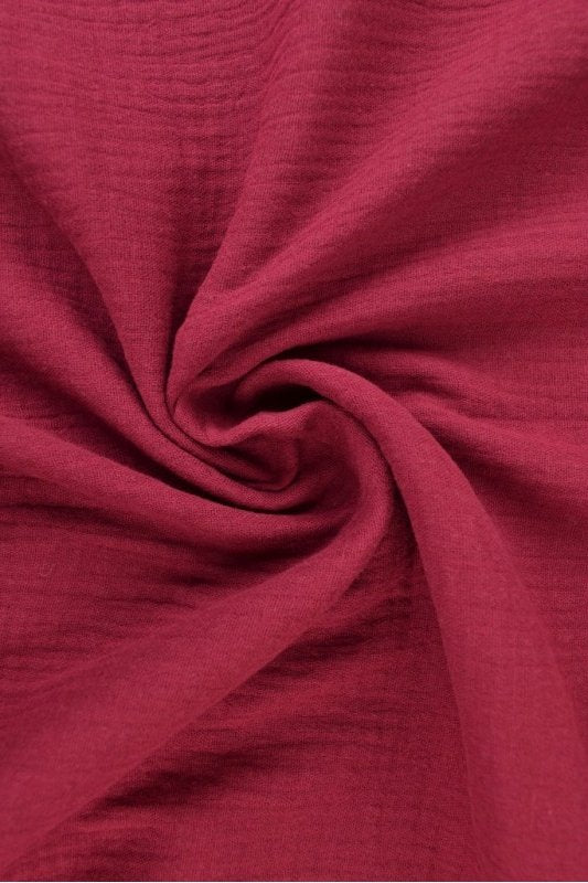 BORDEAUX DOUBLE GAUZE MUSSLIN – MJUK & ANDNINGSBAR
