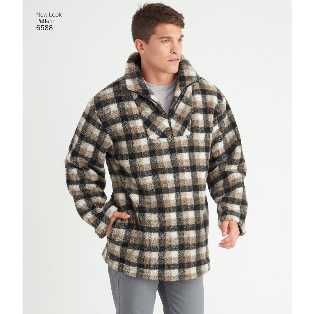 NEW LOOK SYMÖNSTER FÖR UNISEX ÖVERDEL I 3 VERSIONER