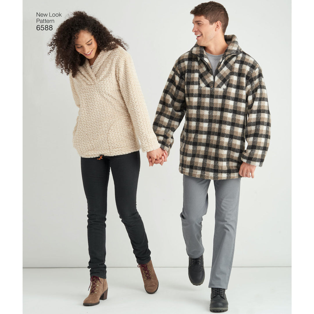 NEW LOOK SYMÖNSTER FÖR UNISEX ÖVERDEL I 3 VERSIONER