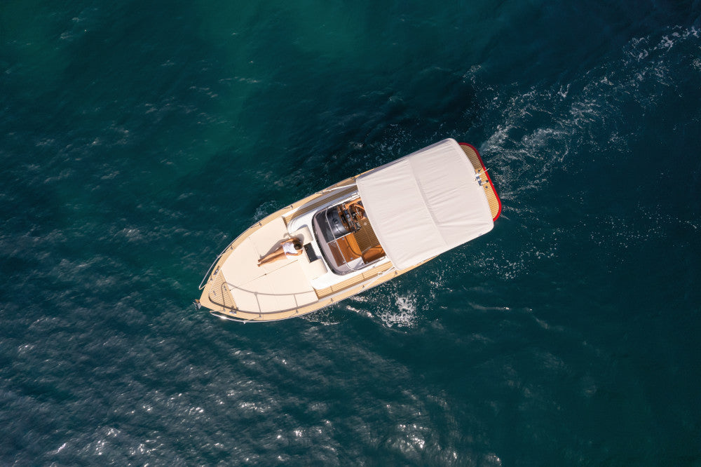 BLÅ NAUTIC KAPELL- & MARKISVÄV – UV-BESTÄNDIG, VATTENAVVISANDE & MÖGELRESISTENT