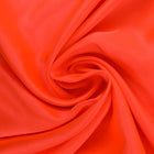 NEON ORANGE SATIN TYG