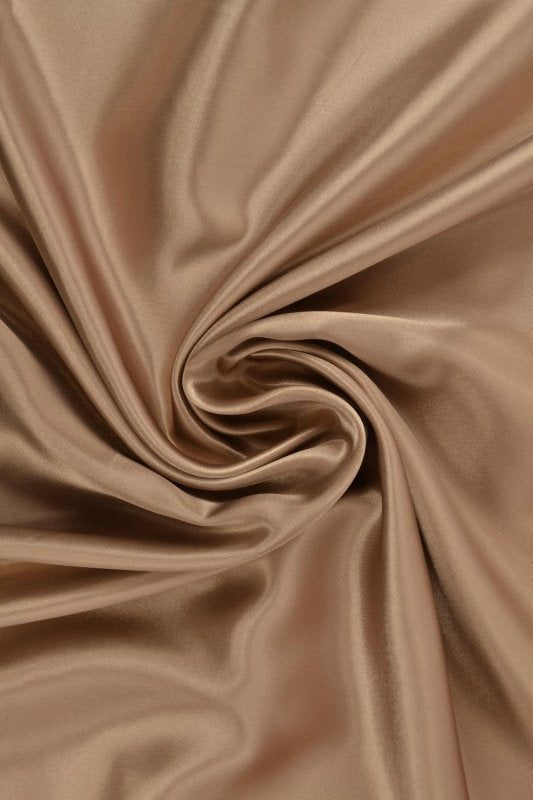 BEIGE SATIN TYG – LÄTT & GLANSIGT
