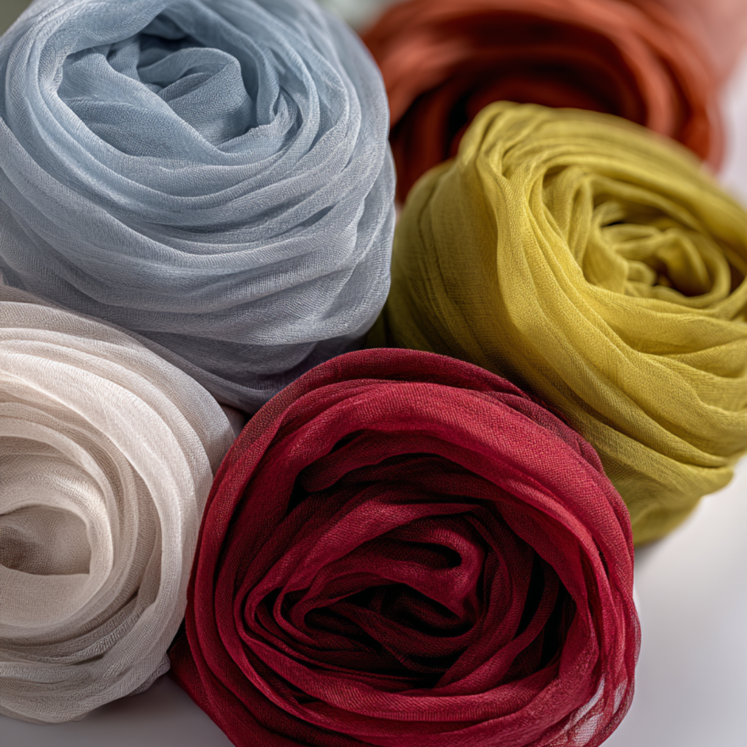 BORDEAUX SIDENCHIFFONG – LÄTT, SKIRT CHIFFONGTYG