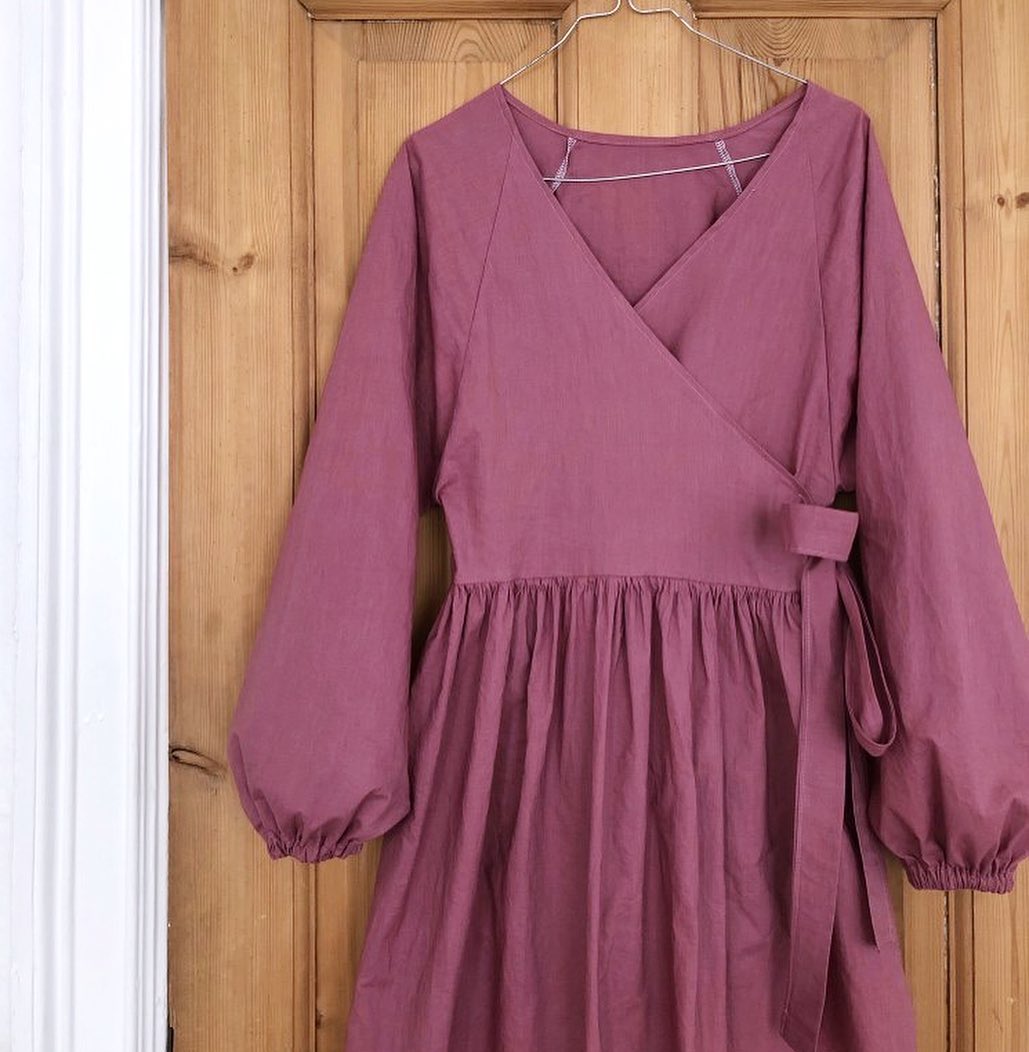 VINTAGE BEIGE BOMULLSPOPLIN