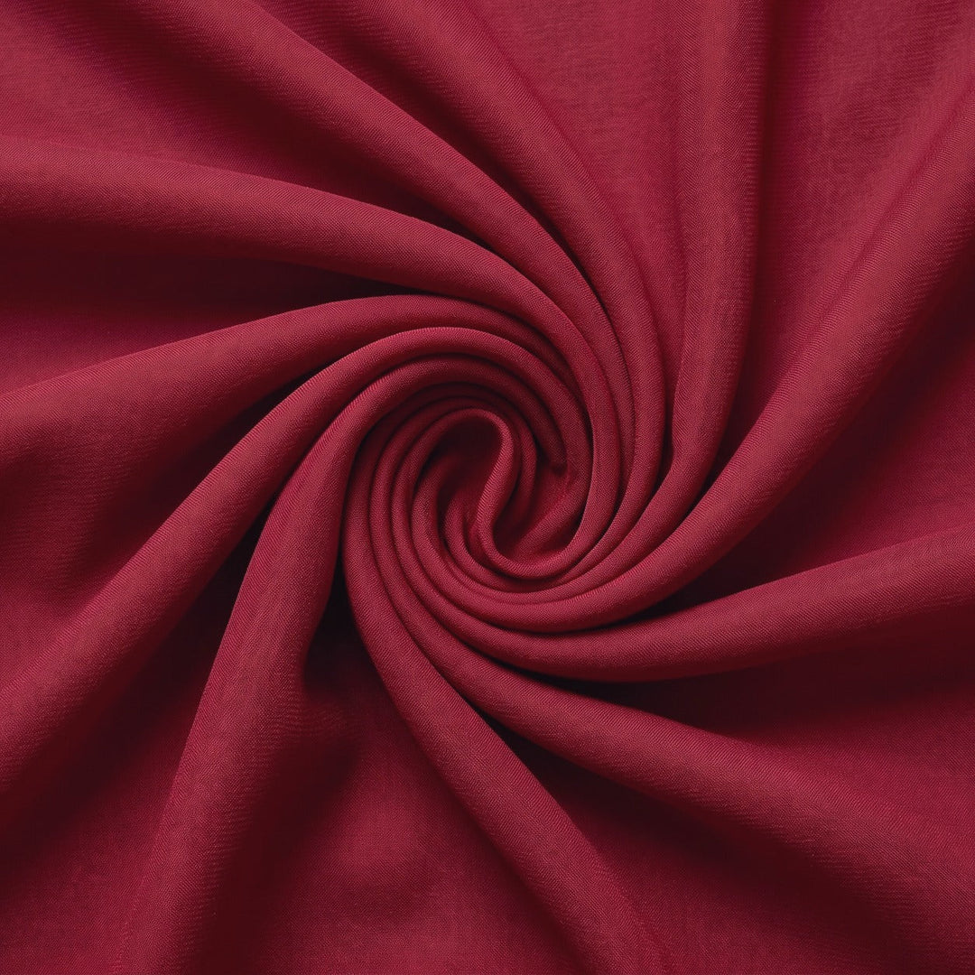 BORDEAUX SIDENCHIFFONG – LÄTT, SKIRT CHIFFONGTYG