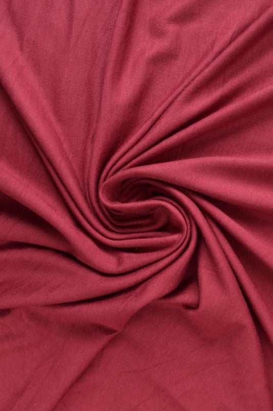 BORDEAUX VISCOSE JERSEY TYG MED STRETCH