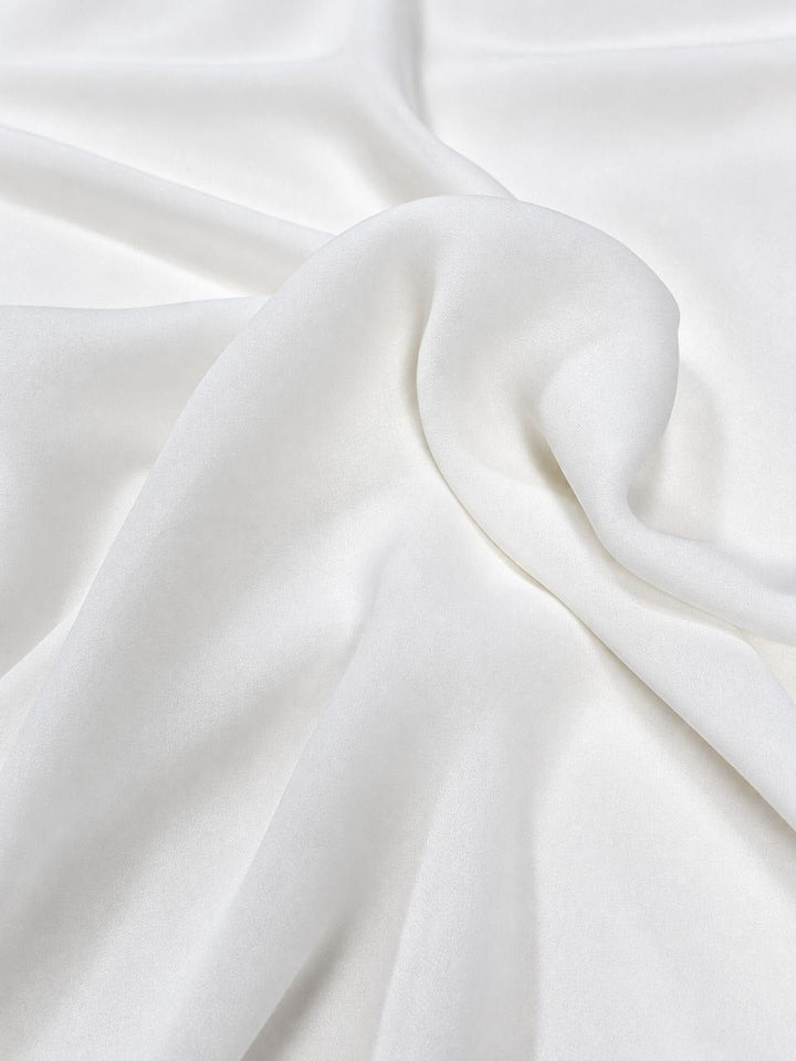 VITT SIDENCHIFFONG – LÄTT, SKIRT CHIFFONGTYG - 140 CM BREDD