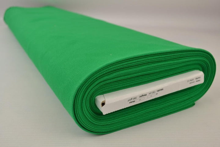 GRØN BOMULDSCANVAS – TÆTVÆVET 350 g/m², OEKO-TEX produkt