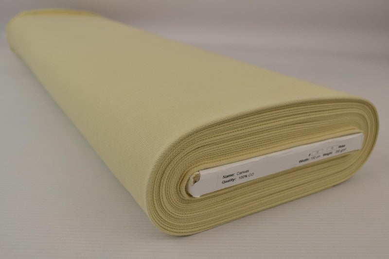 CHAMPAGNE BOMULDSCANVAS – TÆTVÆVET 350 g/m², OEKO-TEX produkt