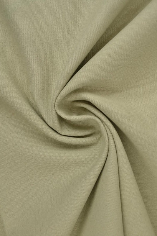 SØLVGRÅ BOMULDSCANVAS – TÆTVÆVET 350 g/m², OEKO-TEX nærbillede