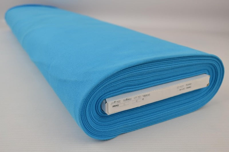 PETROLEUMSBLÅ BOMULDSCANVAS – TÆTVÆVET 350 g/m², OEKO-TEX produkt