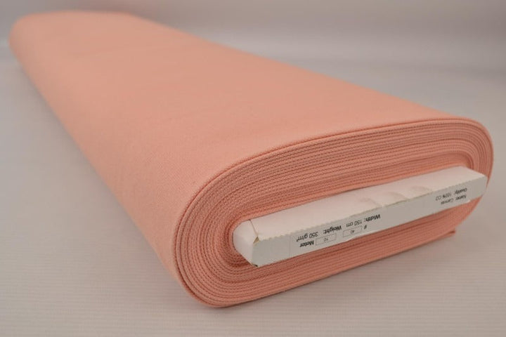 LAKSEFARVET BOMULDSCANVAS – TÆTVÆVET 350 g/m², OEKO-TEX produkt