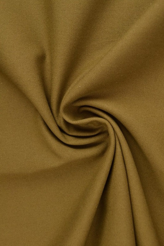 BRUN BOMULDSCANVAS – TÆTVÆVET 350 g/m², OEKO-TEX nærbillede