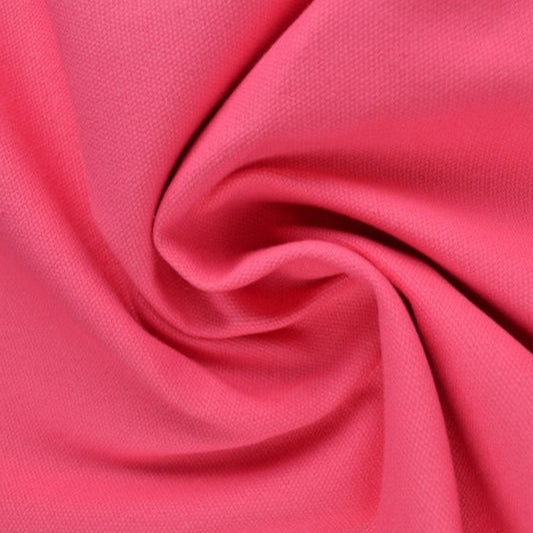 PINK BOMULLSCANVAS – TÄTT VÄVD 350 g/m², OEKO-TEX