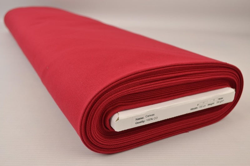 BORDEAUX BOMULDSCANVAS – TÆTVÆVET 350 g/m², OEKO-TEX produkt