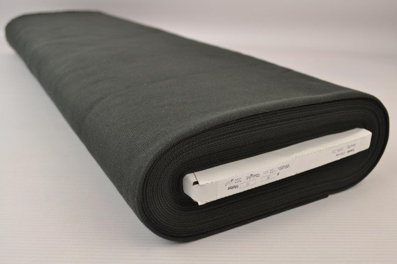 Antracit bomuldscanvas 350 g/m² OEKO-TEX