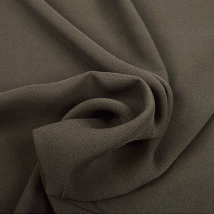 MÖRK GRÅ CHIFFONG – LÄTT, TRANSPARENT & MED VACKERT FALL