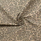 BEIGE BOMULDSPOPLIN MED LEOPARDPRINT