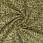 OLIV BOMULLSPOPLIN MED LEOPARDRYCK