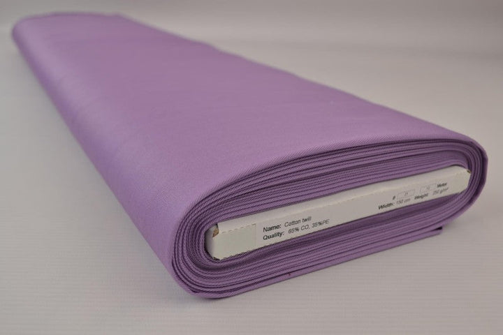 LAVENDEL BOMULLSTWILL – KRAFTIGT OCH FORMSTABILT TYG