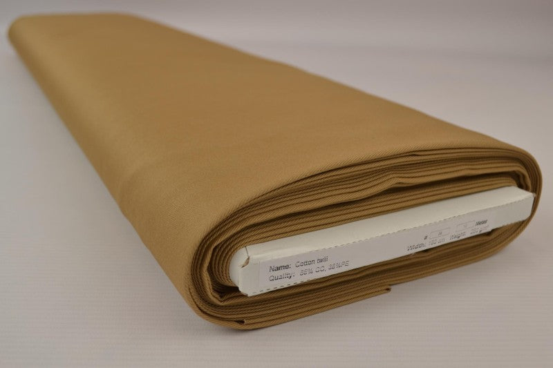 BEIGE BOMULLSTWILL – KRAFTIGT OCH FORMSTABILT TYG