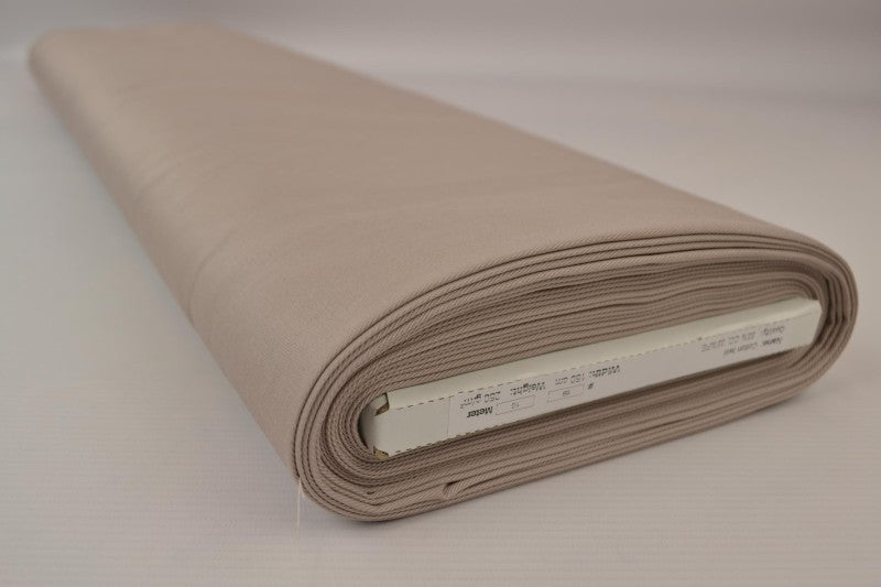 TAUPE BOMULLSTWILL – KRAFTIGT OCH FORMSTABILT TYG