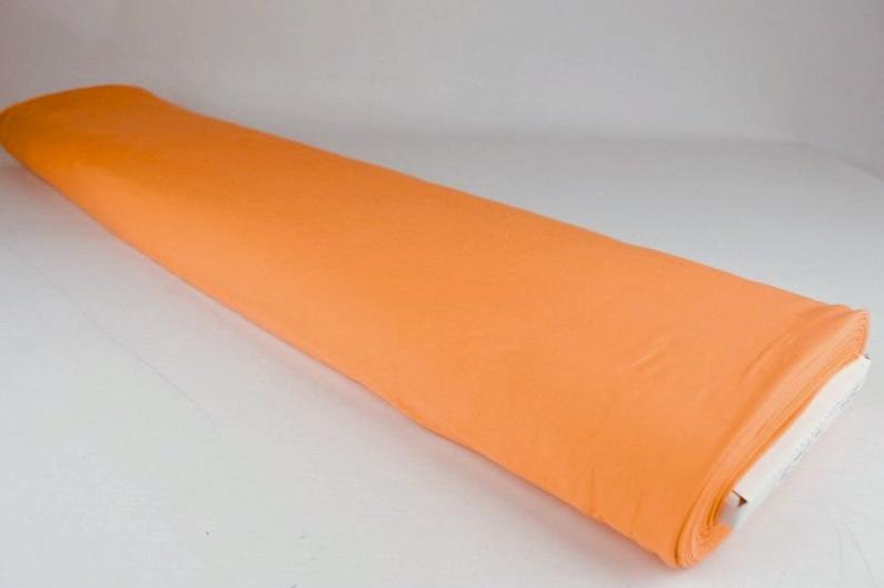 ORANGE BOMULLSJERSEY – NATURLIG, ANDNINGSBAR & STRETCHIG