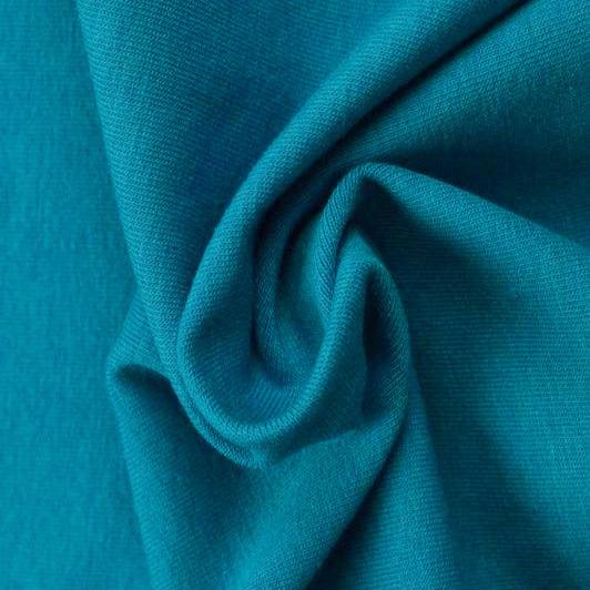 PETROLBLÅ BOMULLSJERSEY