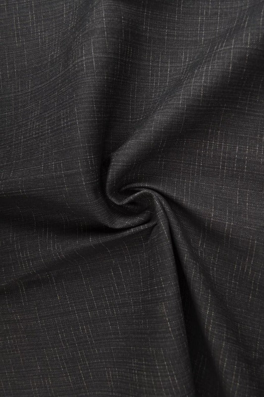 SVARTMELERAD OTVÄTTAT DENIM MED STRETCH – 370 G/M²