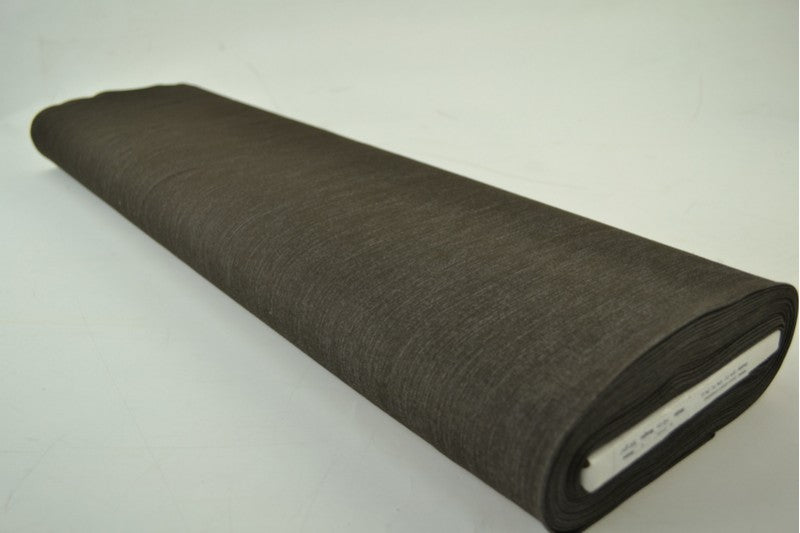 MÖRK OLIV OTVÄTTAT DENIM MED STRETCH – 370 G/M²