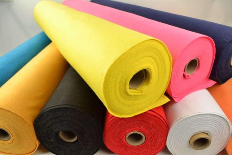 Tunn vintage grön filt 1 mm — tunn hobbyfilt, 90 cm | Tyger & Textil ...