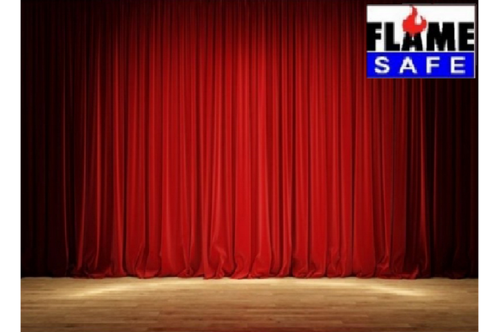 RÖD FLAMSKYDDAD BURLINGTON – EVENT & DEKORATION