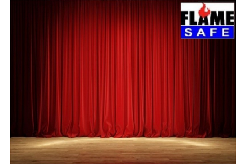 MÖRK GRÅ FLAMSKYDDAD BURLINGTON – EVENT & DEKORATION