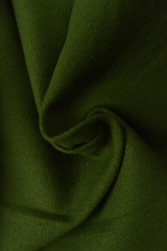 MOSSIG GRÖN BOMULLSCANVAS – TÄTT VÄVD 350 g/m², OEKO-TEX