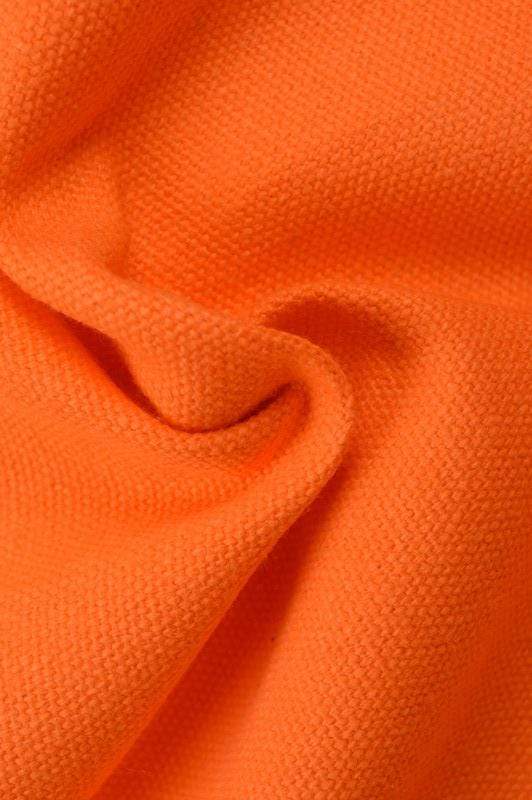 ORANGE BOMULLSCANVAS – TÄTT VÄVD 350 g/m², OEKO-TEX